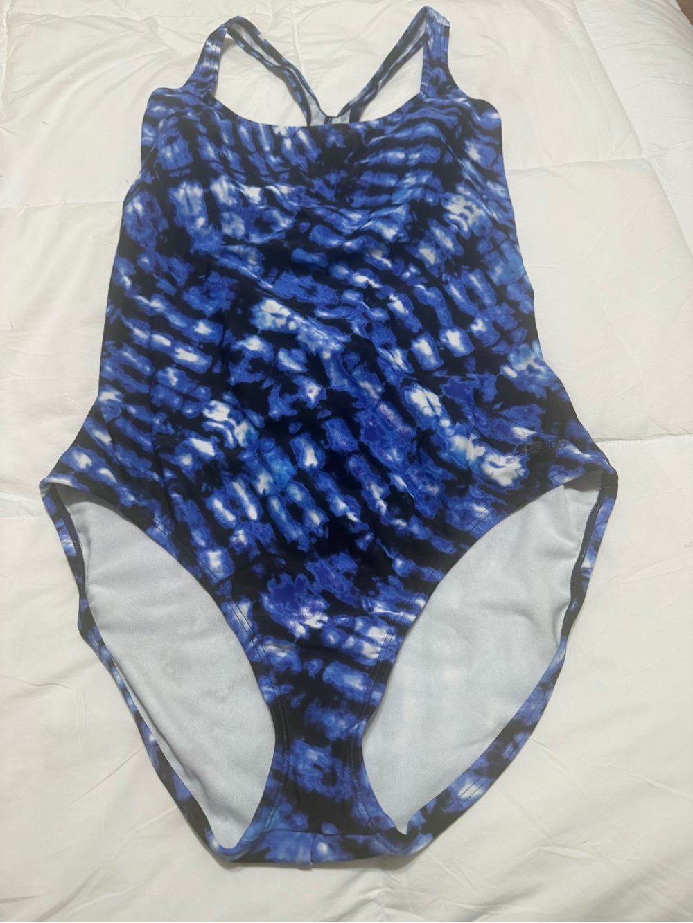 Speedo size 16  Tie-Dye One-Piece Swimsuit